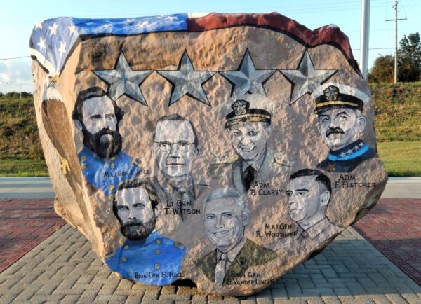 MAHASKA COUNTY FREEDOM ROCK VETERANS MEMORIAL SIDE A