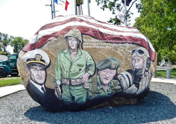 MADISON COUNTY FREEDOM ROCK VETERANS MEMORIAL SIDE C