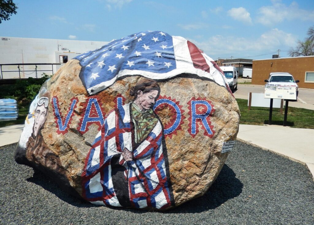 MADISON COUNTY FREEDOM ROCK VETERANS MEMORIAL SIDE A