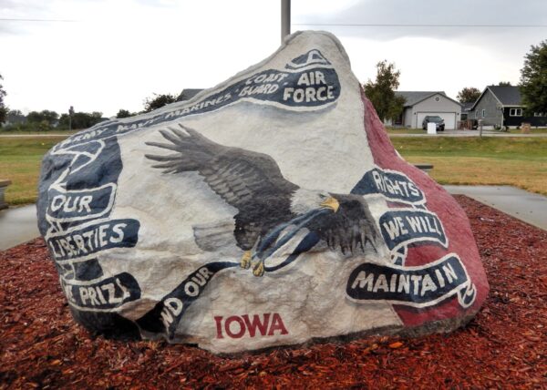 POLK COUNTY FREEDOM ROCK VETERANS MEMORIAL SIDE B