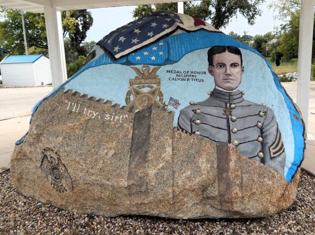 THE FREEDOM ROCK OF BENTON COUNTY MEMORIAL SIDE A