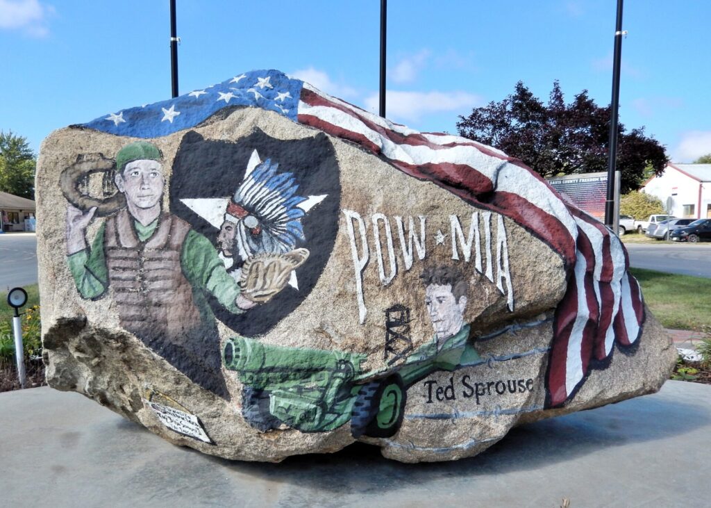 DAVIS COUNTY FREEDOM ROCK VETERANS MEMORIAL SIDE A