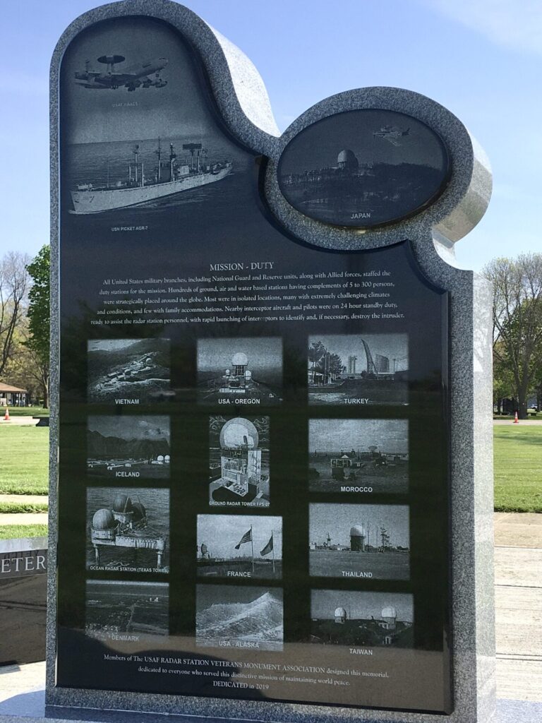 RADAR STATION VETERANS MEMORIAL BACK