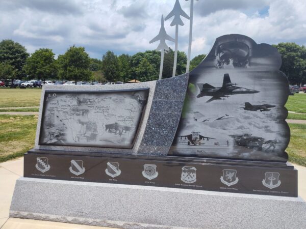 DEDICATED TO THOSE WHO FLEW, MAINTAINED, AND SUPPORTED THE F-111 WAR MEMORIAL BACK