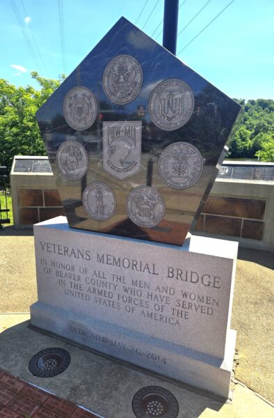 BEAVER COUNTY VETERANS MEMORIAL BRIDGE STONE