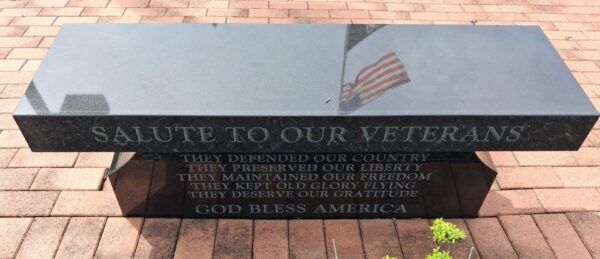 LEESBURG VETERANS MEMORIAL BENCH E