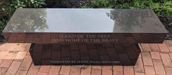 LEESBURG VETERANS MEMORIAL BENCH D