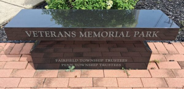LEESBURG VETERANS MEMORIAL BENCH A