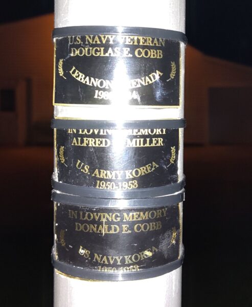 NAPOLEON ETERNAL FLAME MEMORIAL POLE PLAQUES B