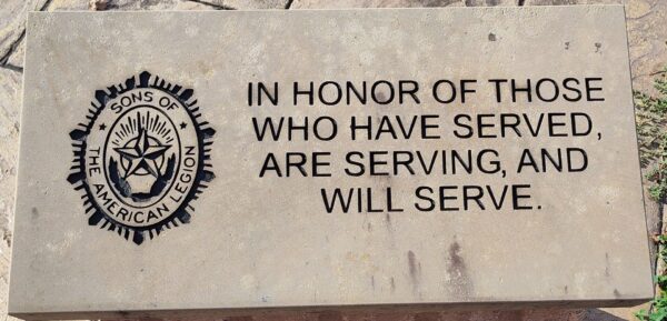 AMERICAN LEGION POST 254 WALL OF HONOR MEMORIAL STONE B