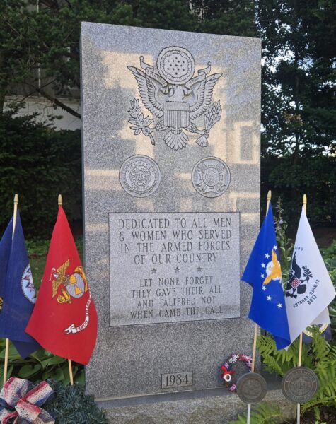 SEWICKLEY ARMED FORCES MEMORIAL FRONT