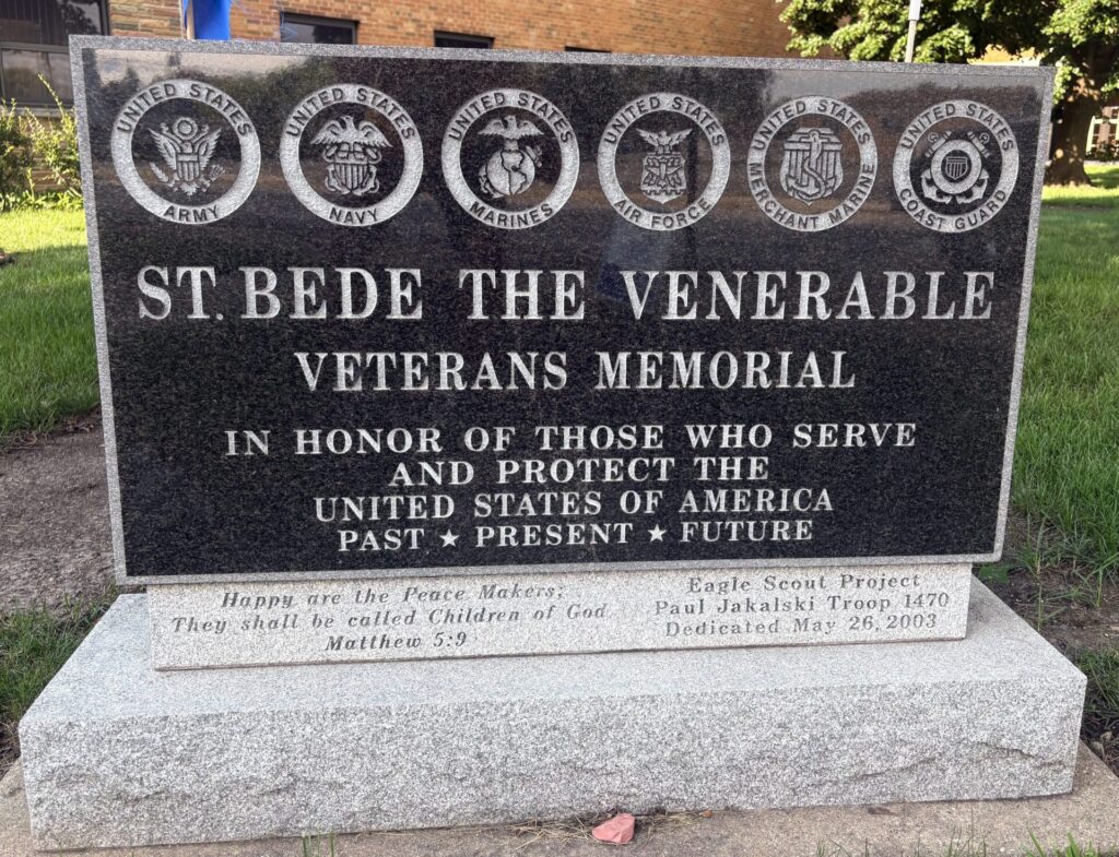 ST. BEDE THE VENERABLE VETERANS MEMORIAL