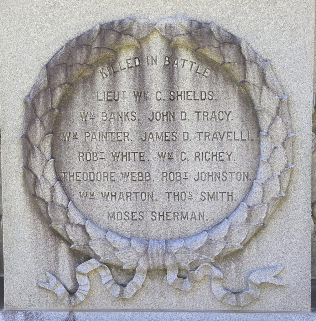 CITIZENS OF SEWICKLEY WAR OF THE REBELLION MEMORIAL STONE B