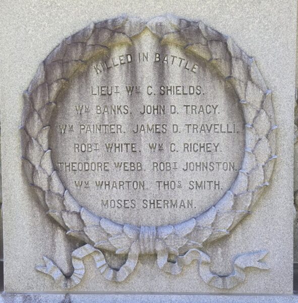 CITIZENS OF SEWICKLEY WAR OF THE REBELLION MEMORIAL STONE B