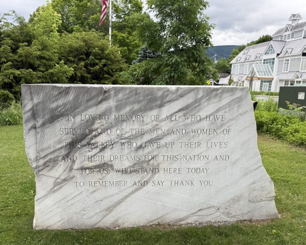 MANCHESTER CENTER ALL VETERANS MEMORIAL