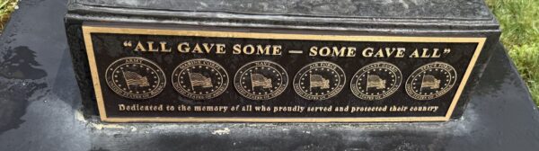 LUDLOW “ALL GAVE SOME-SOME GAVE ALL” WAR MEMORIAL PLAQUE