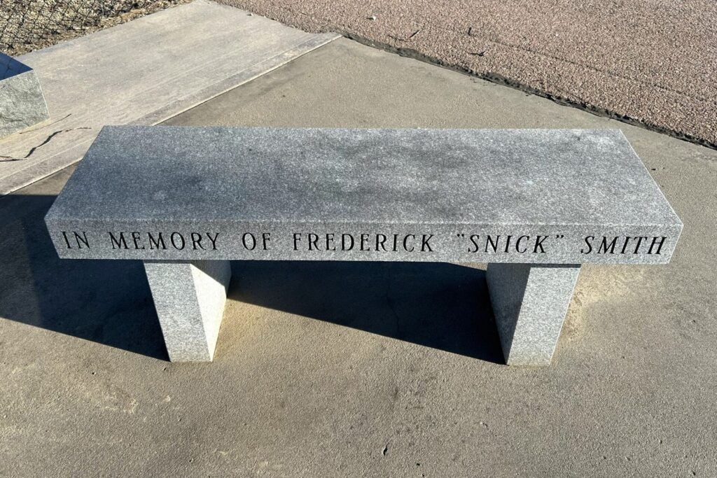 PARKER VETERANS MEMORIAL BENCH A