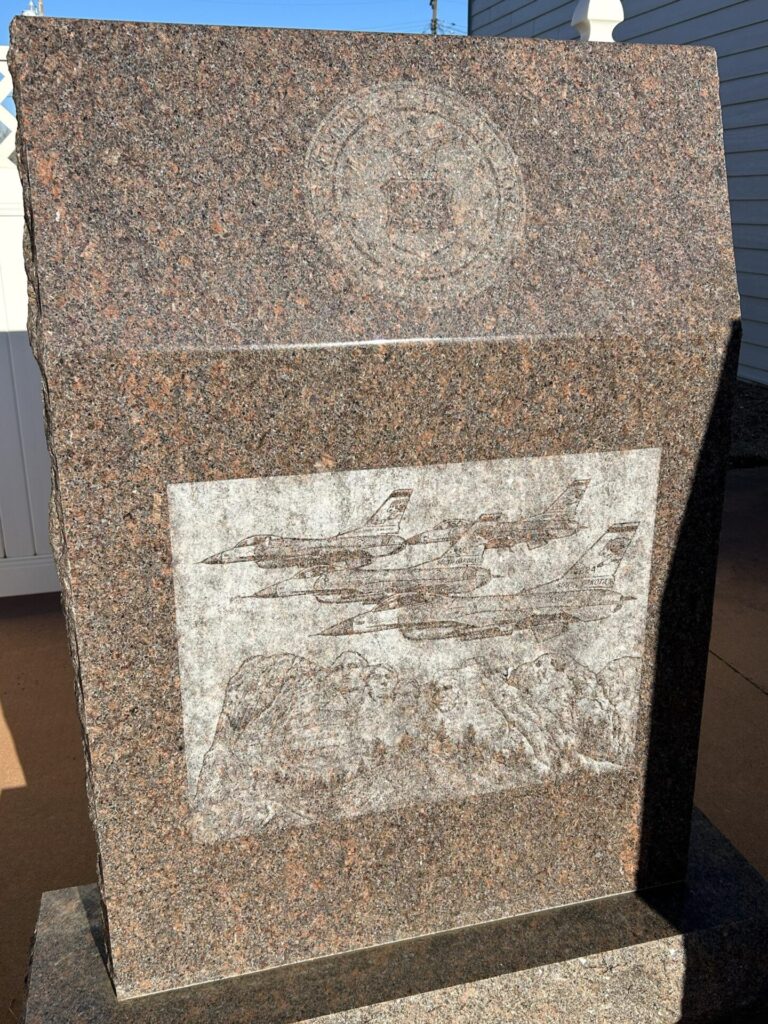 CHANCELLOR BERTUS JURGENS AMERICAN LEGION POST #283 WAR MEMORIAL STONE D