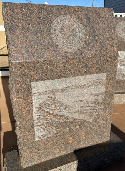 CHANCELLOR BERTUS JURGENS AMERICAN LEGION POST #283 WAR MEMORIAL STONE C