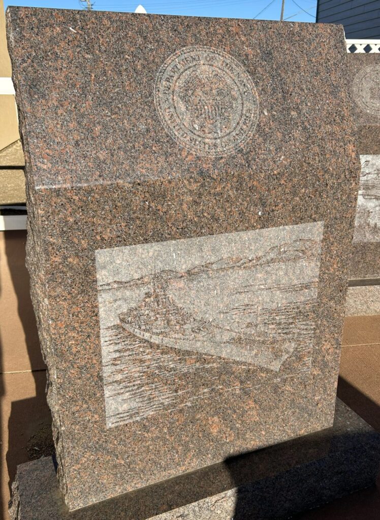 CHANCELLOR BERTUS JURGENS AMERICAN LEGION POST #283 WAR MEMORIAL STONE C