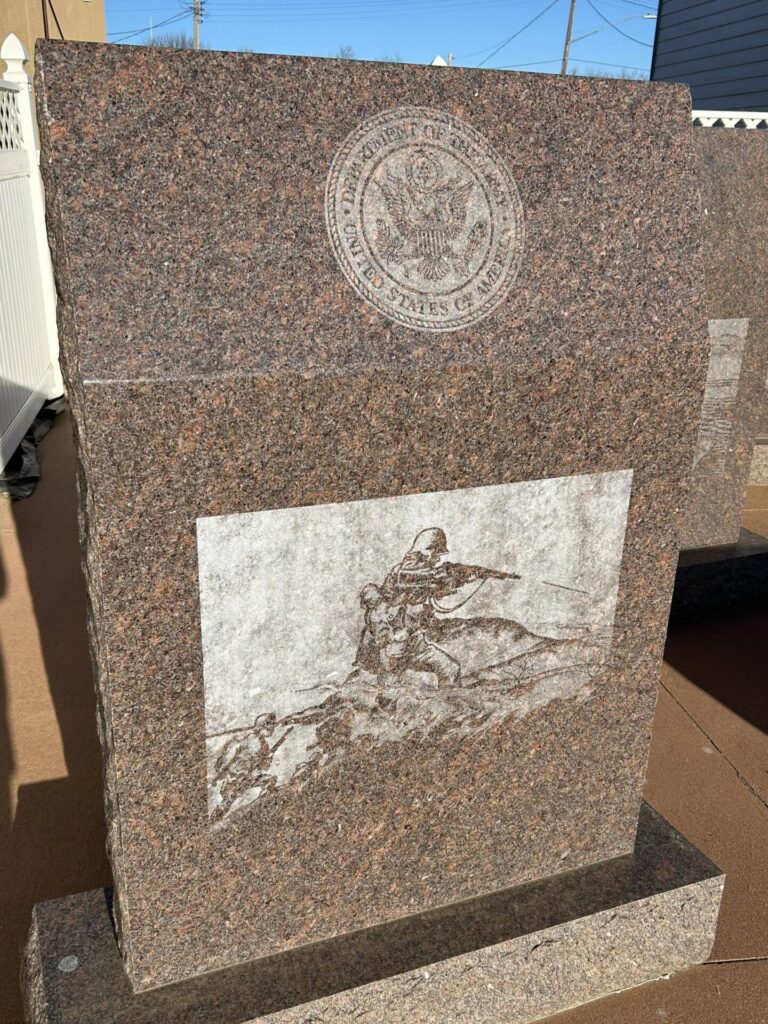 CHANCELLOR BERTUS JURGENS AMERICAN LEGION POST #283 WAR MEMORIAL STONE B