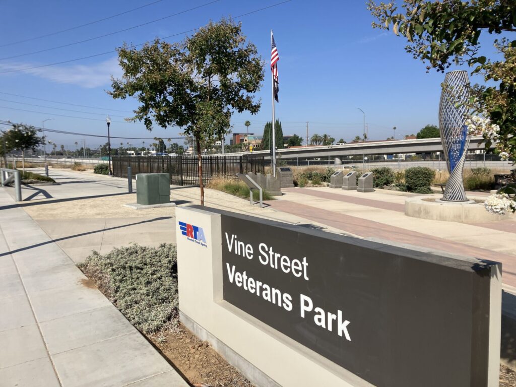 VINE STREET VETERANS PARK MEMORIAL MARKER