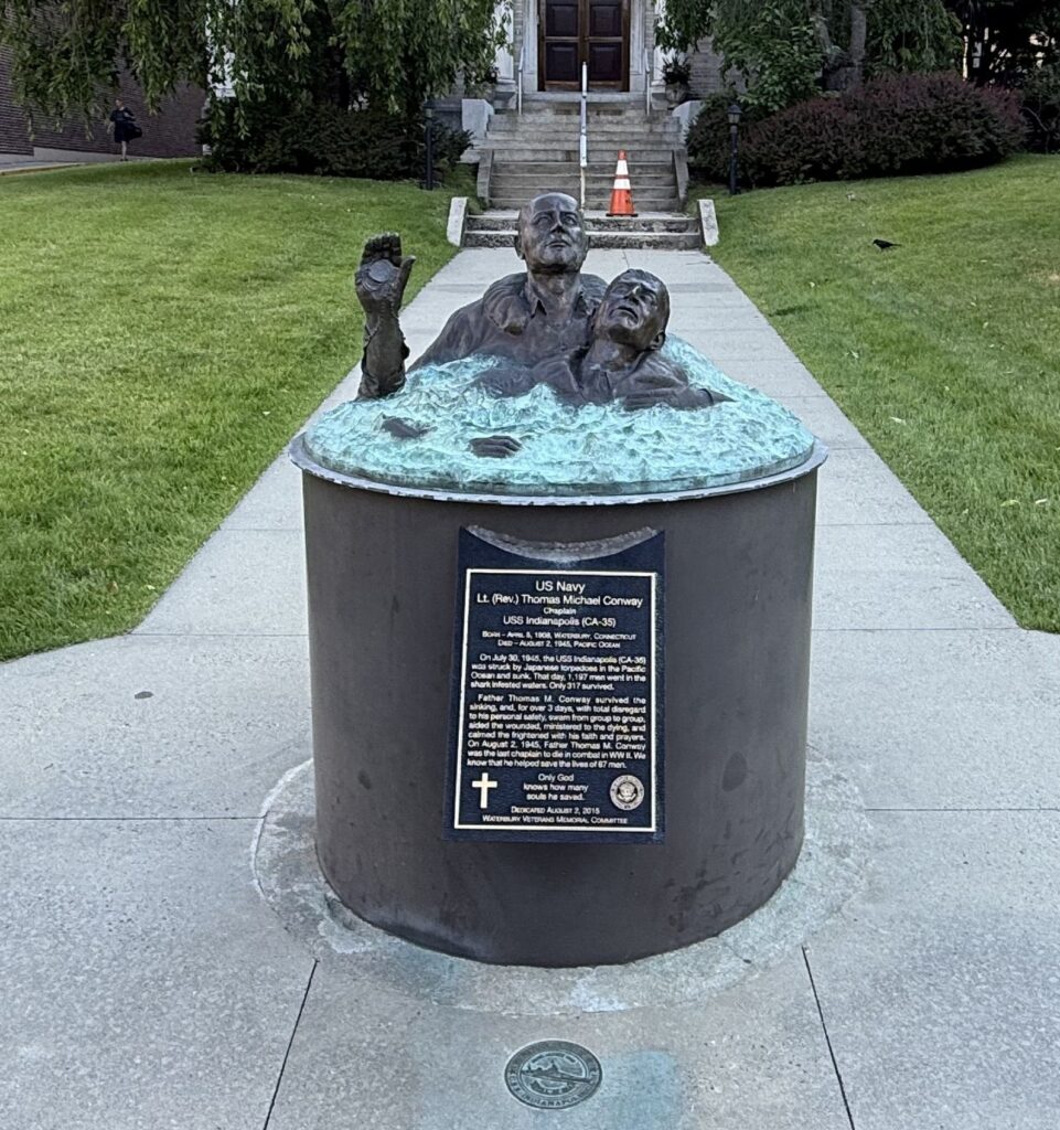 US NAVY LT. (REV.) THOMAS MICHAEL CONWAY CHAPLAIN WAR MEMORIAL