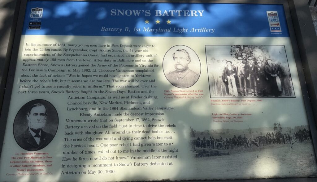 SNOW’S BATTERY WAR MEMORIAL PANEL