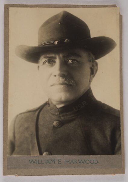 CAPT. WILLIAM E. HARWOOD, M.D. WAR MEMORIAL TREE PHOTO
