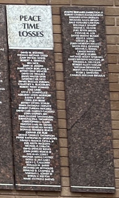 RIVERSIDE MILITARY WALL OF HONOR MEMORIAL HONOR ROLL PLAQUES F