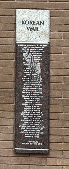 RIVERSIDE MILITARY WALL OF HONOR WAR MEMORIAL HONOR ROLL PLAQUE C