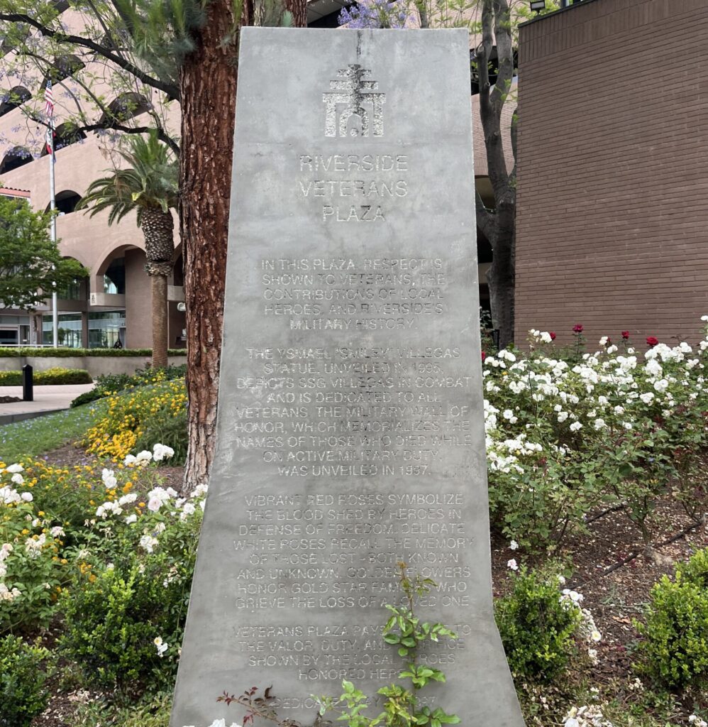 RIVERSIDE MILITARY WALL OF HONOR WALL MEMORIAL STONE B