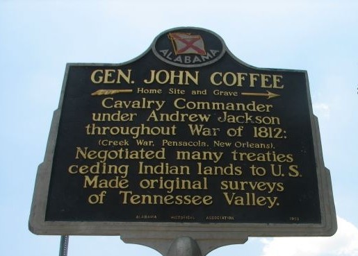 GEN. JOHN COFFEE WAR MEMORIAL MARKER