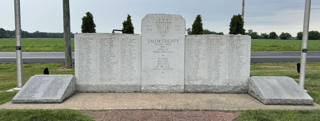SALEM COUNTY WAR VETERANS MEMORIAL