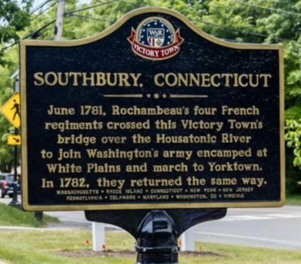 SOUTHBURY CONNECTICUT REVOLUTIONARY WAR MEMORIAL MARKER