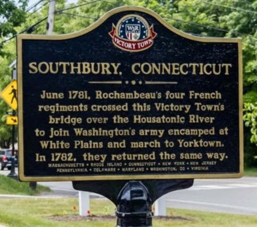 SOUTHBURY CONNECTICUT REVOLUTIONARY WAR MEMORIAL MARKER