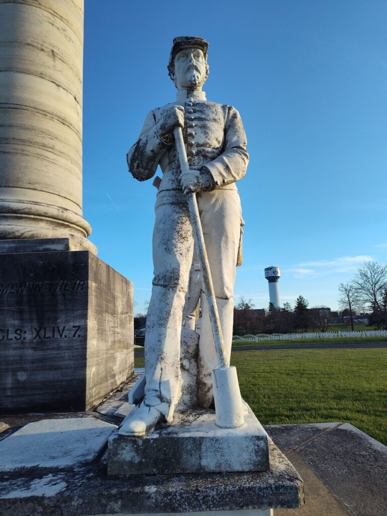 NATIONAL HOME FOR DISABLED VOLUNTEER SOLDIERS CIVIL WAR MEMORIAL STATUE C