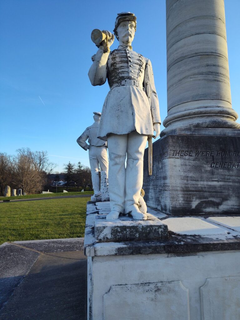 NATIONAL HOME FOR DISABLED VOLUNTEER SOLDIERS CIVIL WAR MEMORIAL STATUE B