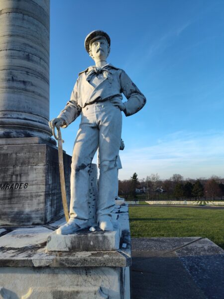NATIONAL HOME FOR DISABLED VOLUNTEER SOLDIERS CIVIL WAR MEMORIAL STATUE A