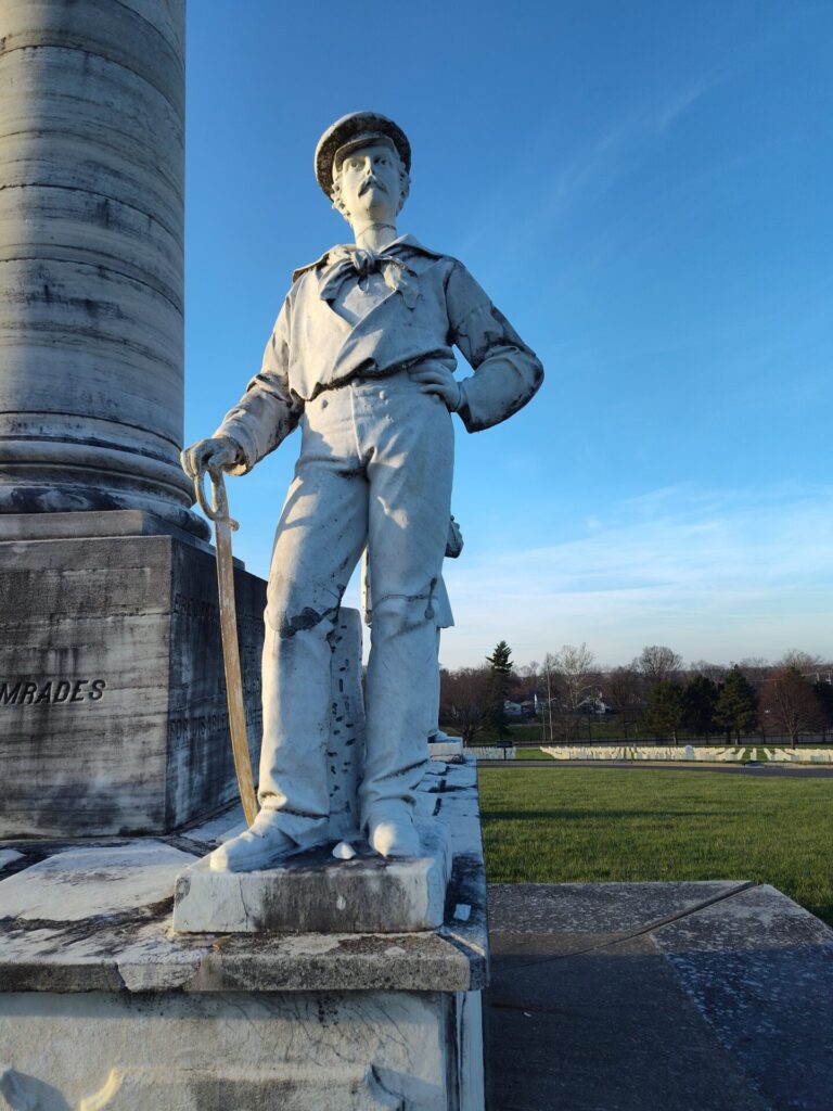 NATIONAL HOME FOR DISABLED VOLUNTEER SOLDIERS CIVIL WAR MEMORIAL STATUE A