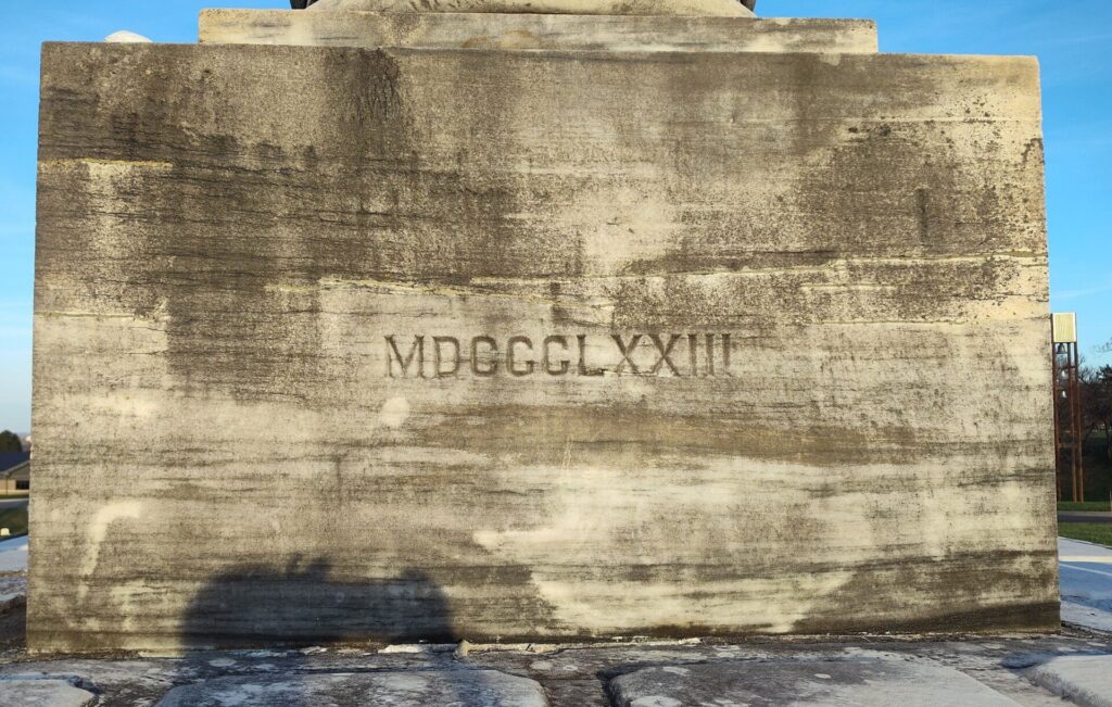 NATIONAL HOME FOR DISABLED VOLUNTEER SOLDIERS CIVIL WAR MEMORIAL STONE C