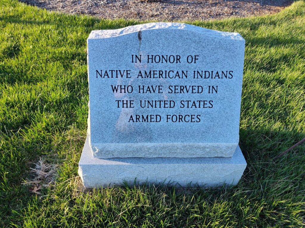 DAYTON NATIONAL CEMETERY NATIVE AMERICAN INDIAN VETERANS MEMORIAL