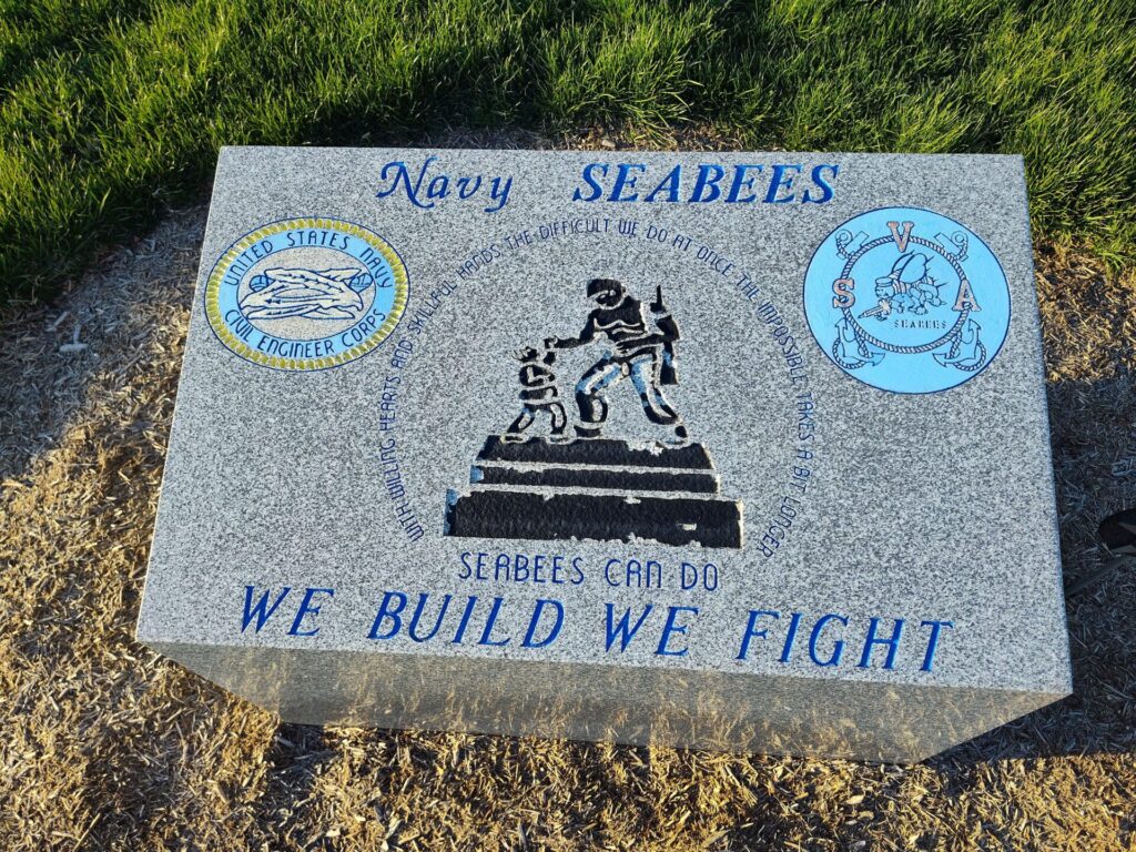 DAYTON NATIONAL CEMETERY NAVY SEABEES WAR MEMORIAL