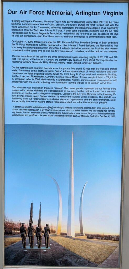 UNITED STATES AIR FORCE MEMORIAL PLAQUE