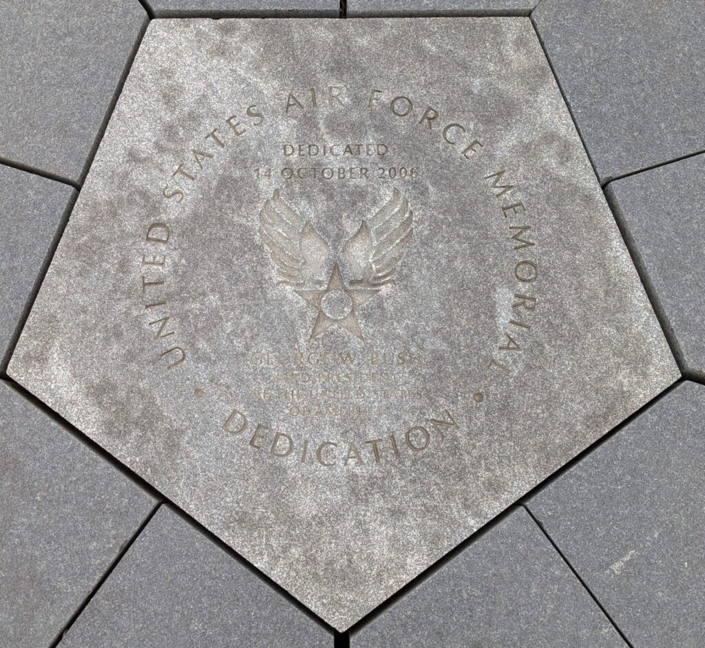 UNITED STATES AIR FORCE MEMORIAL DEDICATION STONE
