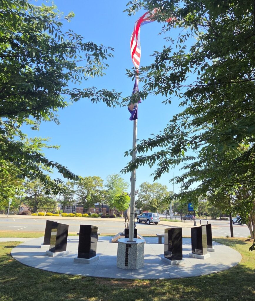 HICKORY ELKS PATRIOTS POLE WAR MEMORIAL