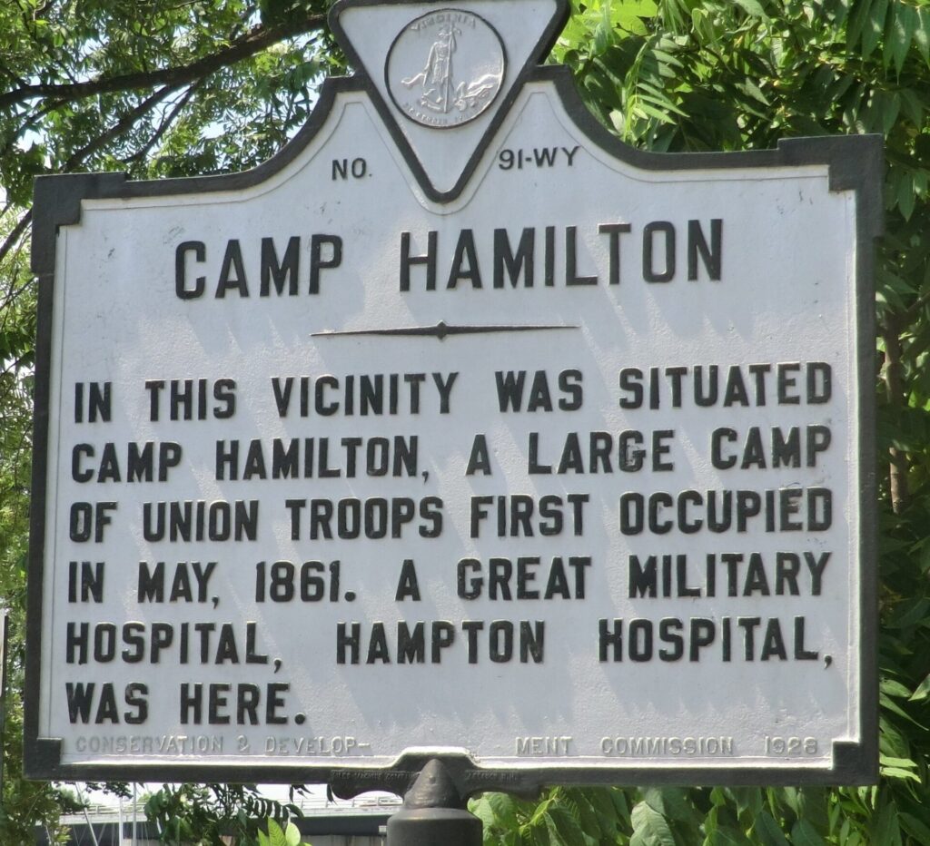 CAMP HAMILTON WAR MEMORIAL MARKER