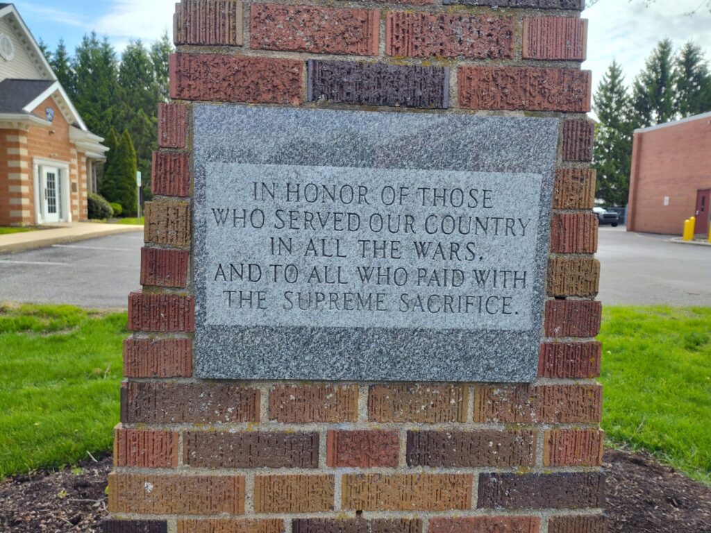 MOGADORE ALL WARS VETERANS MEMORIAL STONE