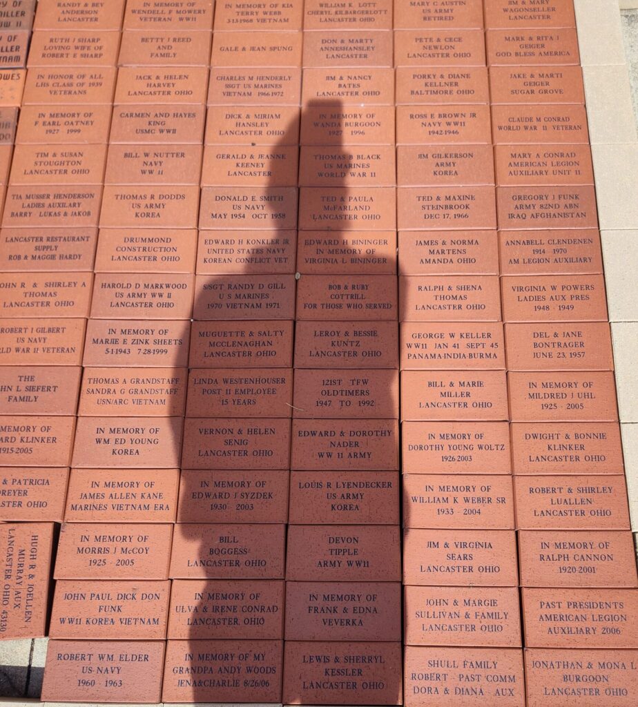 AMERICAN LEGION POST NO. 11 VETERANS MEMORIAL BRICKS SECTION  D