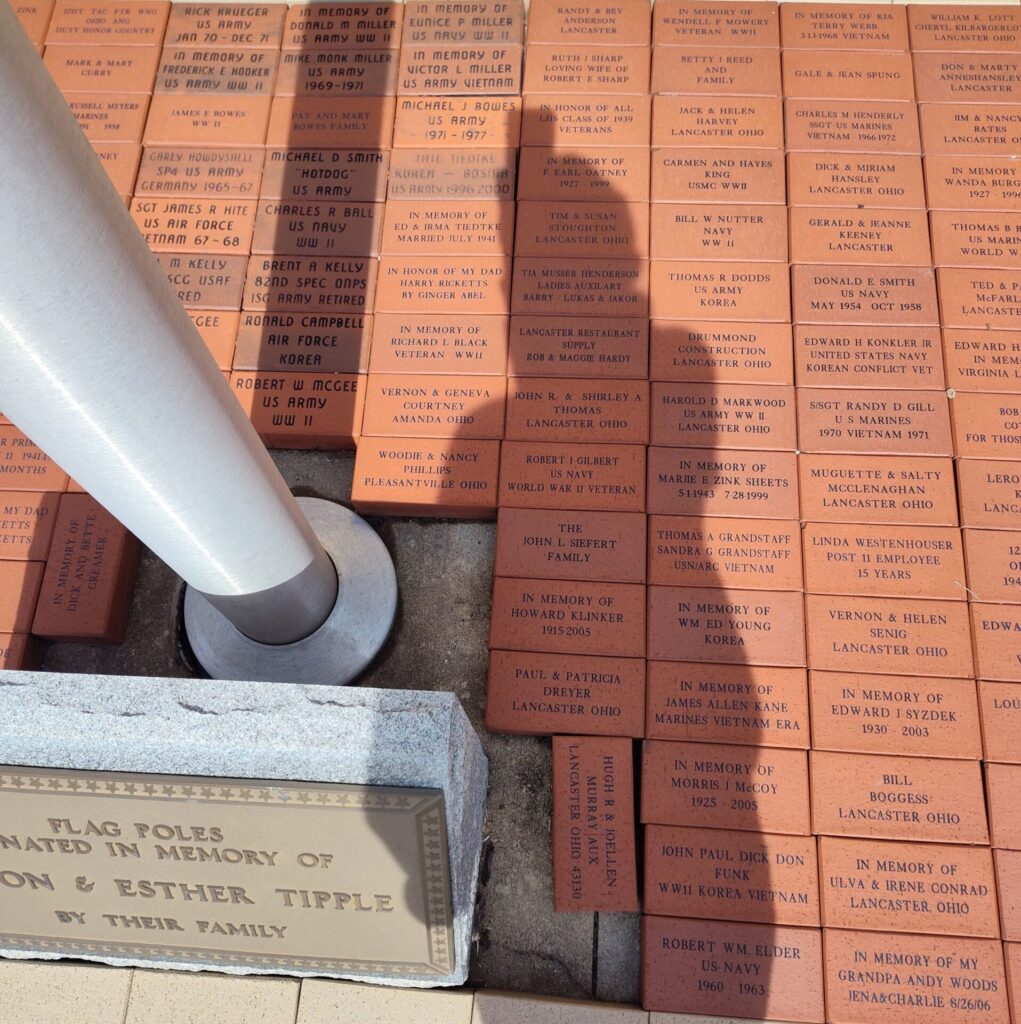 AMERICAN LEGION POST NO. 11 VETERANS MEMORIAL BRICKS SECTION C